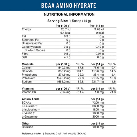 BCAA Amino Hydrate 450g