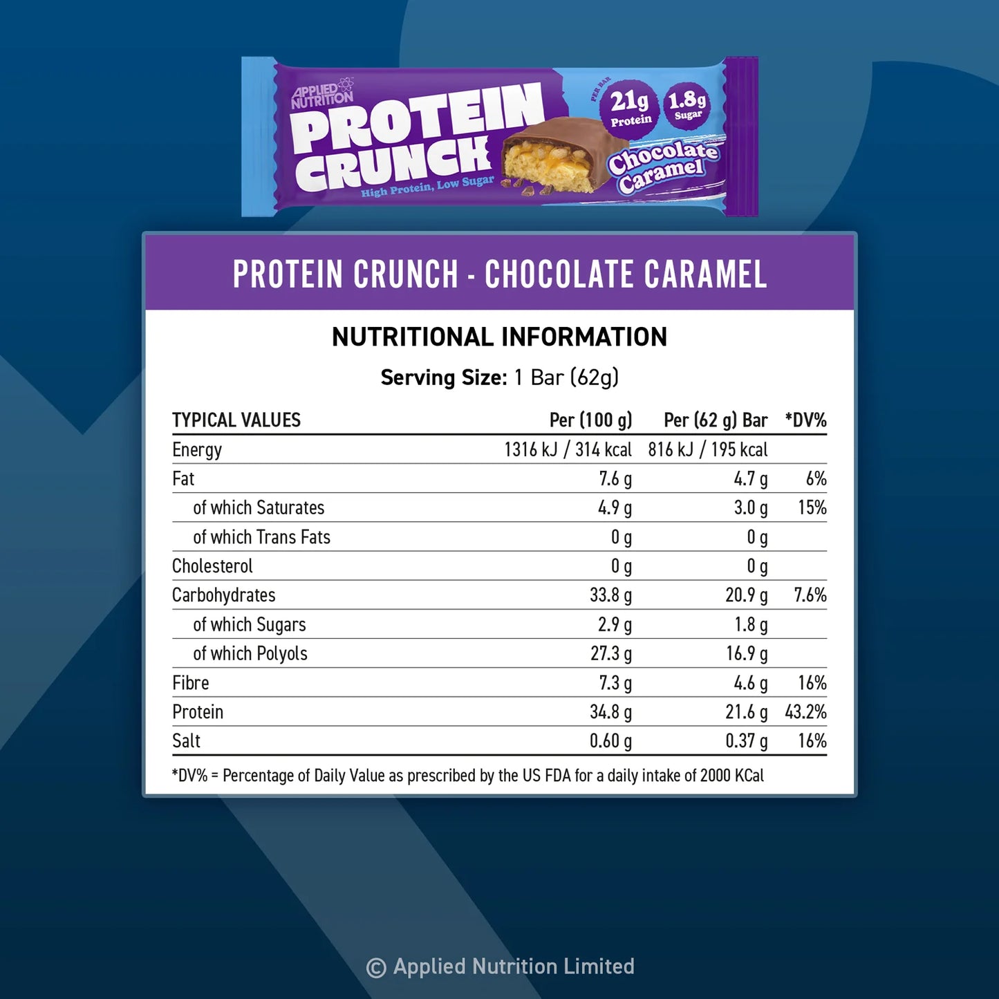 Crunch Protein Bar (HFSS Compliant)