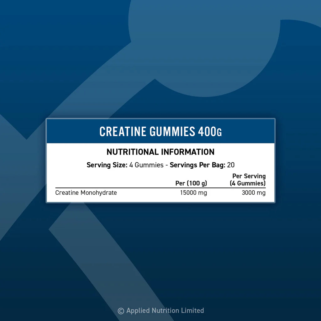 Creatine Monohydrate Gummies (20 Servings)