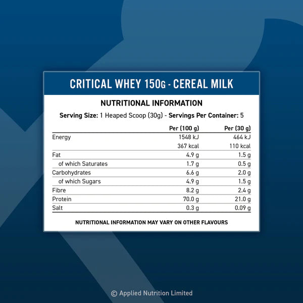 Critical Whey 150g Protein Powder