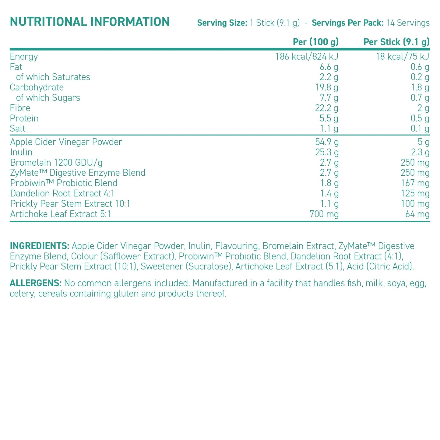 Coleen's Debloat Powder (14 Servings)