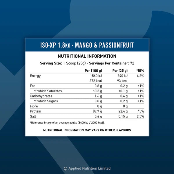 ISO-XP - 1.8kg - 72 Servings