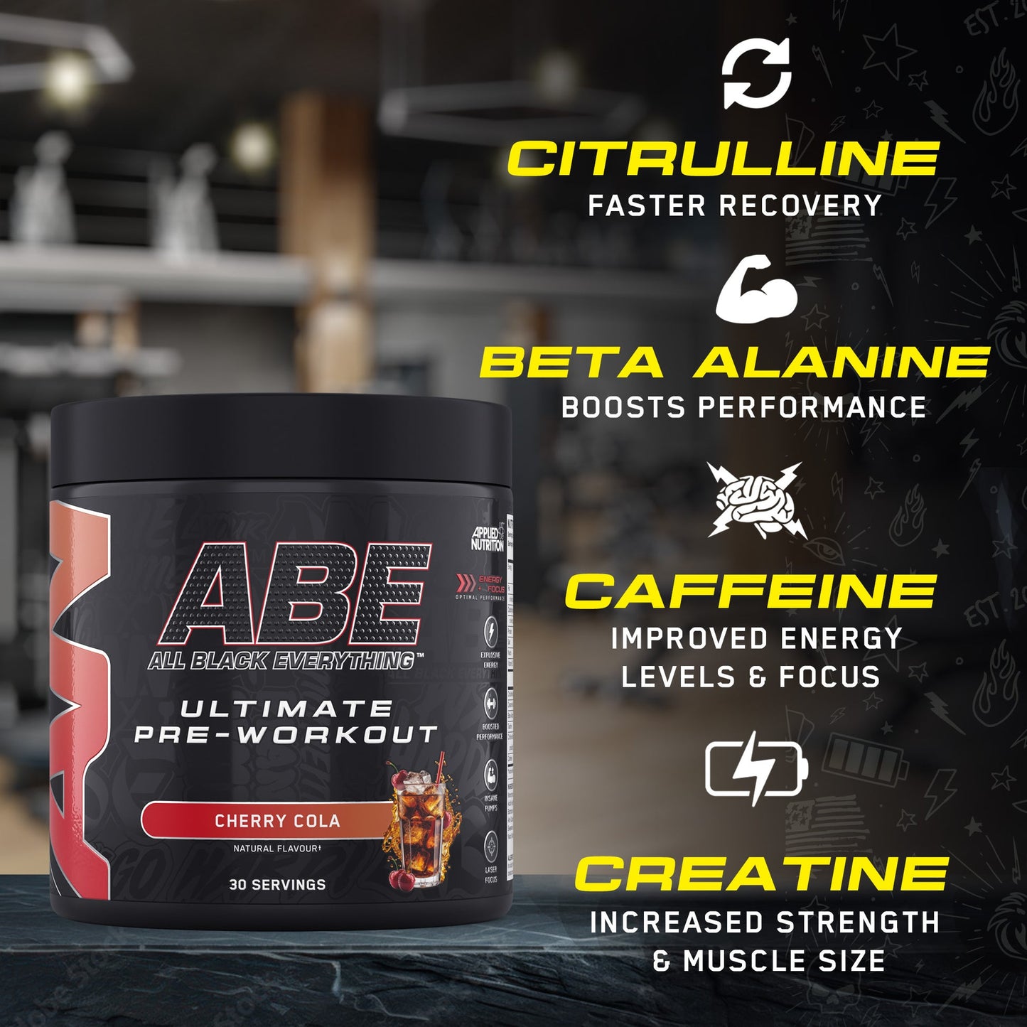 ABE All Black Everything - Pre-Workout Powder 375g