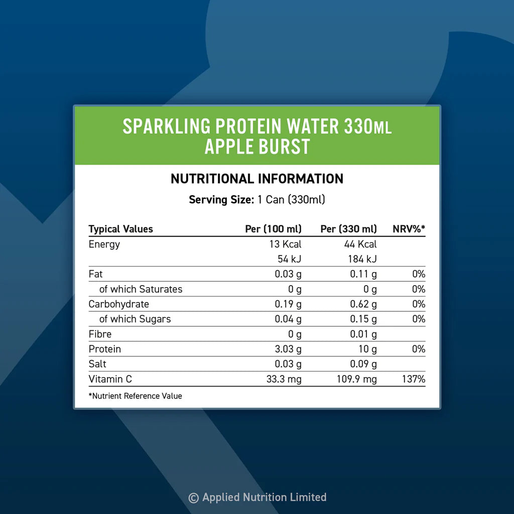 Sparkling Protein Water Can (330ml)