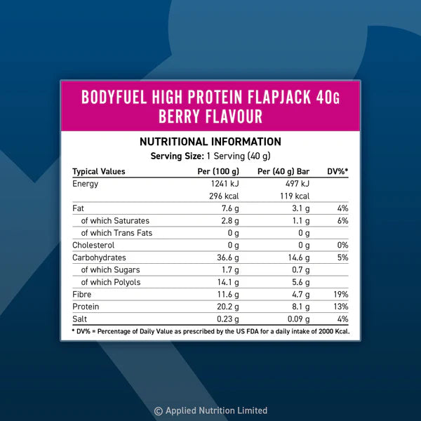 BODYFUEL™ High Protein Flapjack