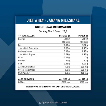 Diet Whey Protein 450g (18 Servings)