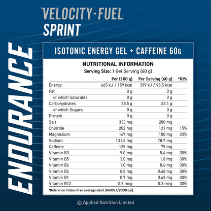 Sprint Energy Gel - With Caffeine