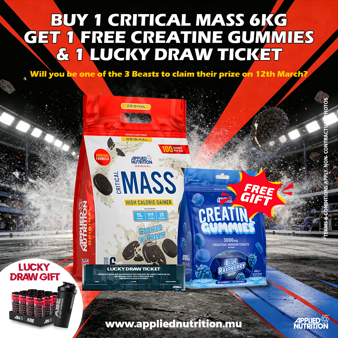 Critical Mass Professional 6kg - High Calorie Mass Gainer (25 Servings)