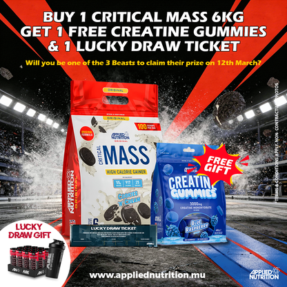 Critical Mass Professional 6kg - High Calorie Mass Gainer (25 Servings)