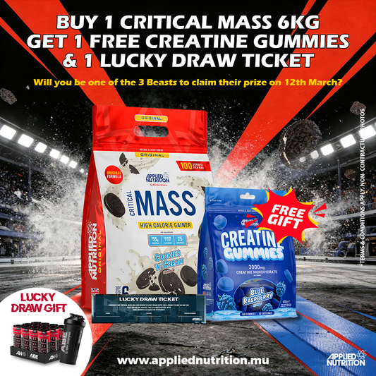 Critical Mass Professional 6kg - High Calorie Mass Gainer (25 Servings)