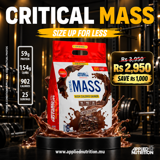 Critical Mass Professional 6kg - High Calorie Mass Gainer (25 Servings)